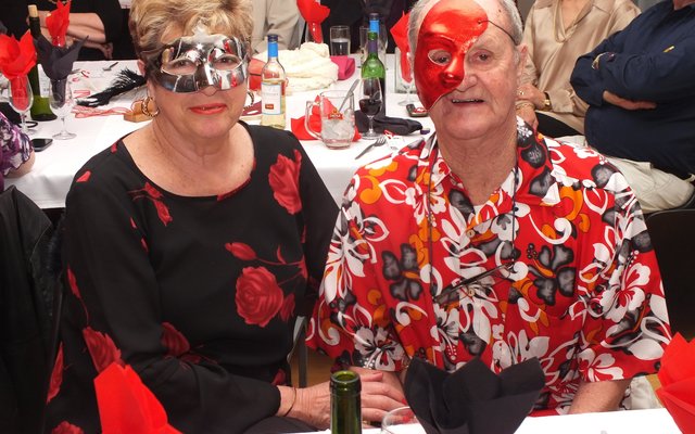 Brain King wat sy 78ste verjaardag tydens die Lentedans gevier het, saam met sy eggenote, Marietha 